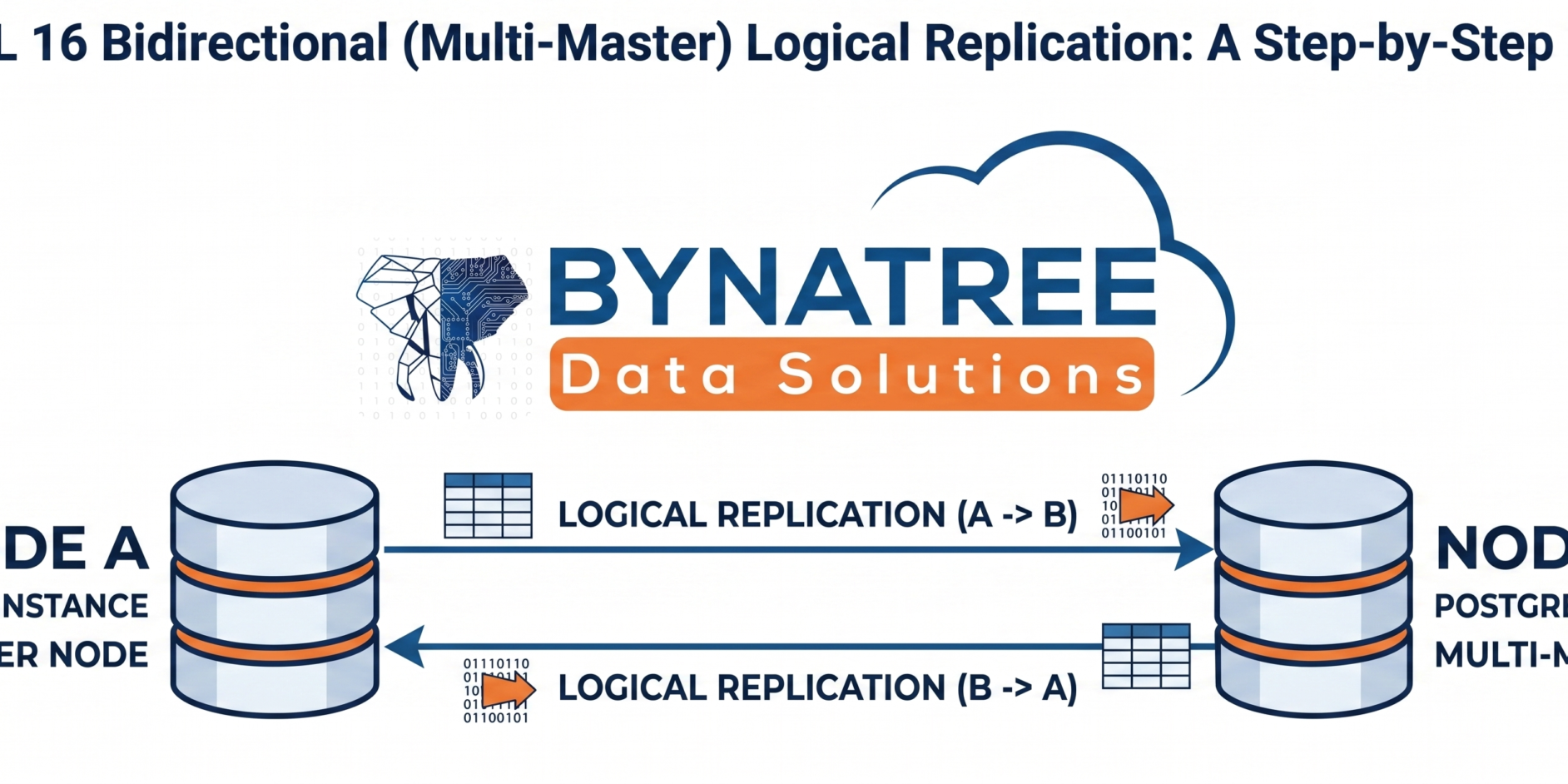PostgreSQL Bidirectional Replication (Multi-Master) Logical Replication: A Step-by-Step Setup Guide